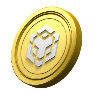 Moneda BNB de Binance como elemento decorativo en el área de estadísticas de la plataforma Ímpetu Gainrevo