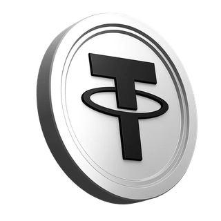 Ficha de la moneda Tether USDT ubicada en el área de confianza de la comunidad de trading